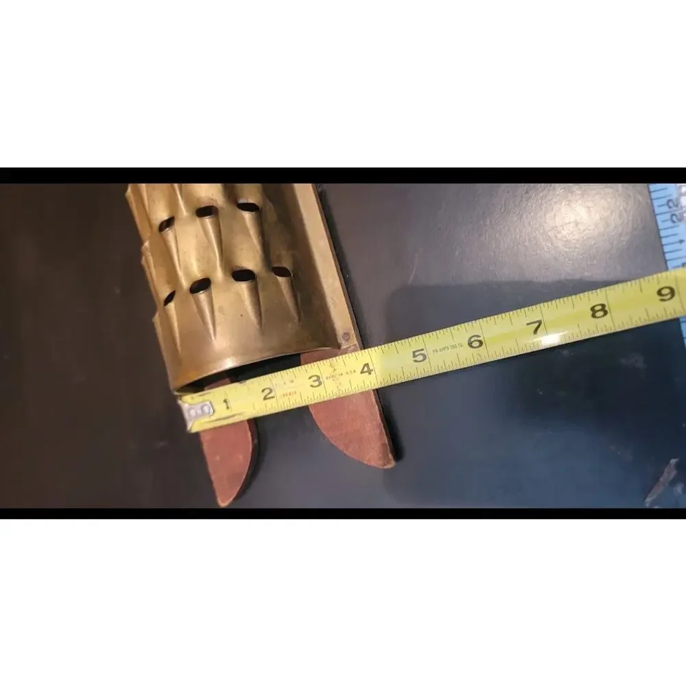 Vintage solid brass